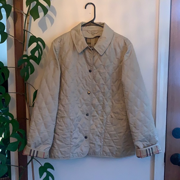 Burberry Jackets & Blazers - Burberry Quilted Jacket (Khaki)